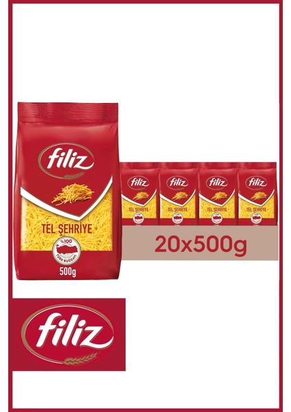Tel Şehriye 500 gr x 20 Adet