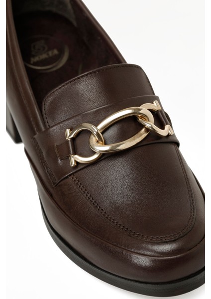 105634.Z5PR Kahverengi Kadın Topuklu Ayakkabı