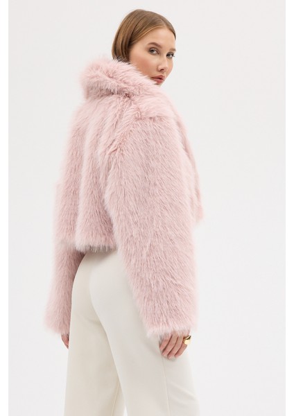 Kadın Premium Yakalı Kısa Suni Kürk modelleri