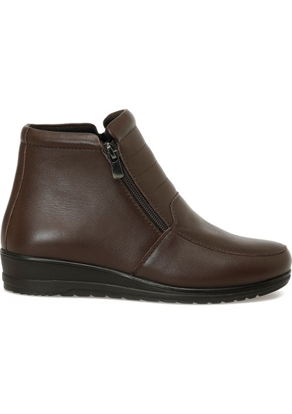 103510.Z5PR Kahverengi Kadın Dolgu Topuk Bot
