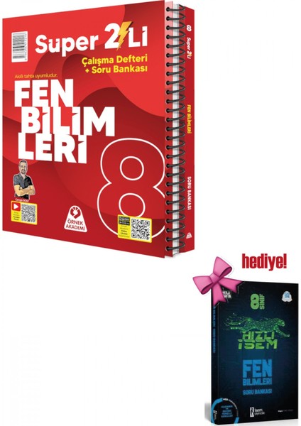 Örnek Akademi 8. Sınıf Süper Ikili Fen Bilimleri Seti + Fen Bilim