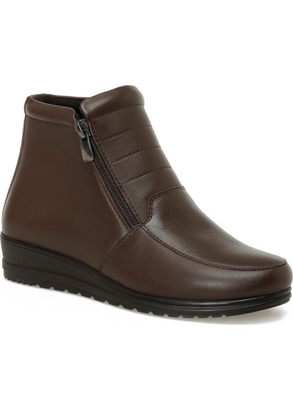 103510.Z5PR Kahverengi Kadın Dolgu Topuk Bot fiyatları