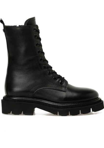 Russın 5pr Siyah Kadın Düz Bot