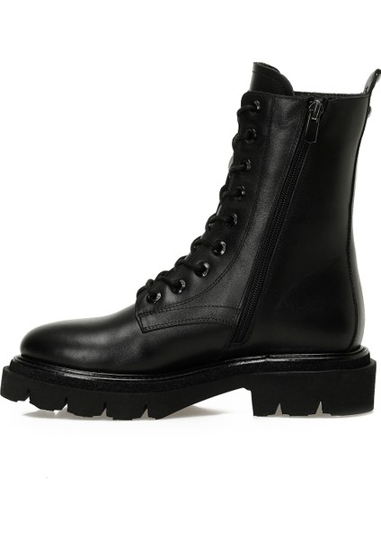Russın 5pr Siyah Kadın Düz Bot modelleri