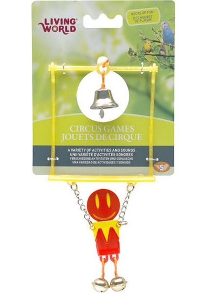 Zengezur Living World Trapez Kuş Oyuncağı (Kırmızı)