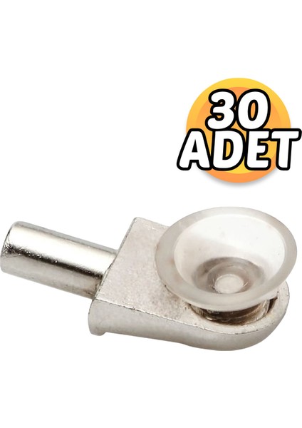 Vantuzlu Cam Raf Pimi Metal (30 Adet) Tr