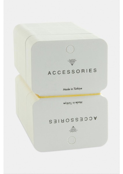 Resveq Kare Kolye Kartı 200 Adet-Beyaz fiyatları