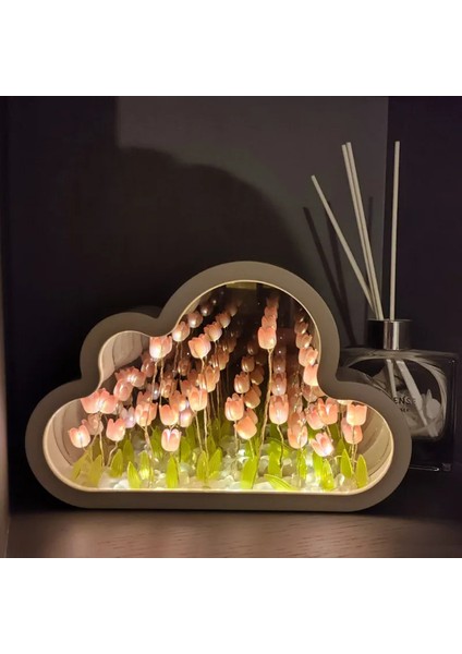 Gece Lambası Büyük Boy El Yapımı Bulut