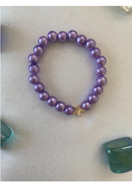 Yıldız Figürlü Bileklik Inci Boncuklu modelleri