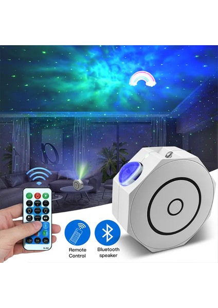 Gece Lambası Projektör Tasarımı Anason Model Bluetooth Özelliği Olan modelleri