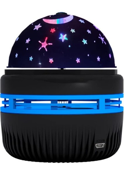 Gece Lambası Projektör Mini Boy Yıldızlı