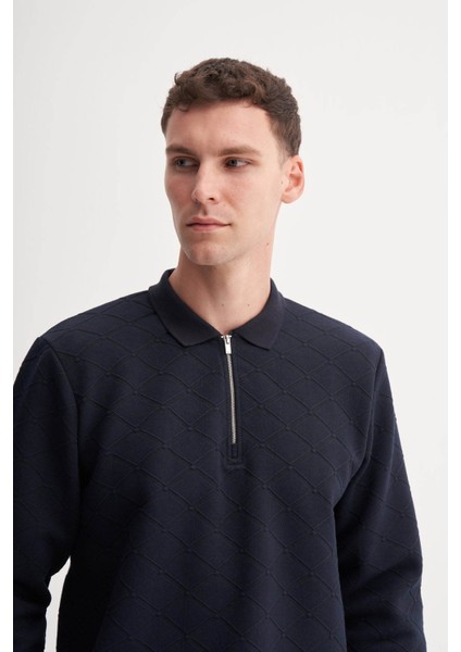 Lacivert Erkek Sweatshirt 53420 fırsatları