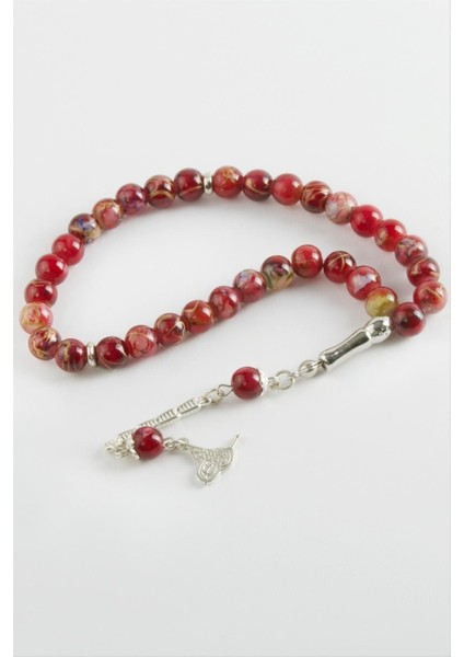 Resveq Cam Taş Tesbih 8 Mm-Sarı