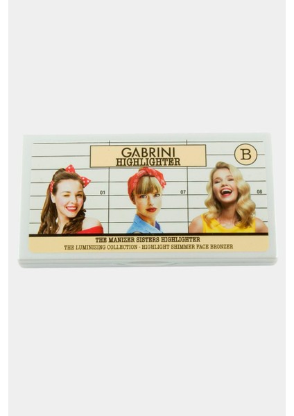 Resveq Gabrini 3lü Highlighter Palet Set-1 fiyatları
