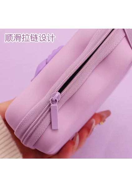 Apple iPhone 18W/20W/25W Uyumlu Şarj Kılıfı + Taşıma Çantası Fiyonk Kalp Desenli Şarj Aleti Koruyucu Şarj Kablosu Örme Aparatlı Koruyucu Toparlayıcı Makyaj Çantası indirimleri