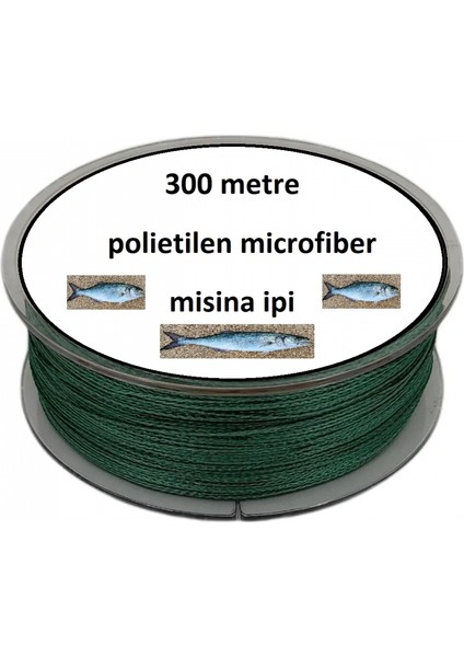 Misina 300M Polietilen Microfiber 2.0 Ip Misina Yeşil