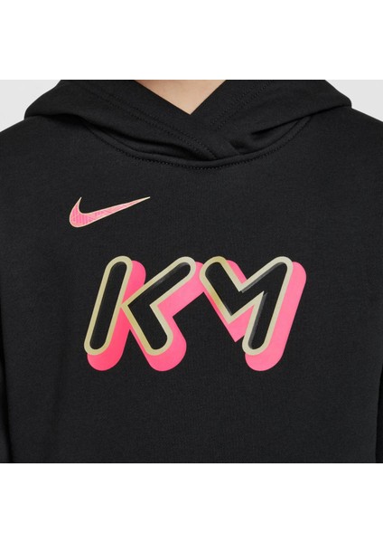Kylian Mbappé Club Fleece Unisex Çocuk Siyah Alt Üst Polarlı Takım