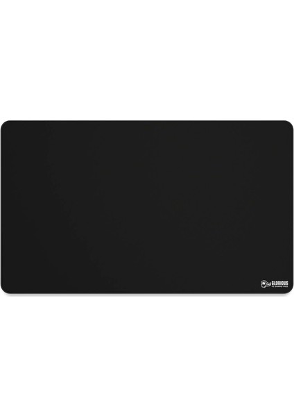 Xl Genişletilmiş Oyun Fare Altlığı/pedi - Büyük, Geniş (Xl Uzatılmış) Siyah Kumaş Fare Altlığı, Dikişli Kenarlar | 14"X24" (G-P)