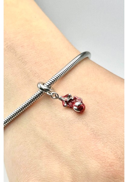 Örümcek Karakter, Pan Bileklik İçin 316 Paslanmaz Çelik Charm 53, Gümüş Renk (BİLEKLİK DAHİL DEĞİL) modelleri