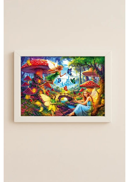 Fairy Tale Mushrooms 100 Parça Puzzle modelleri