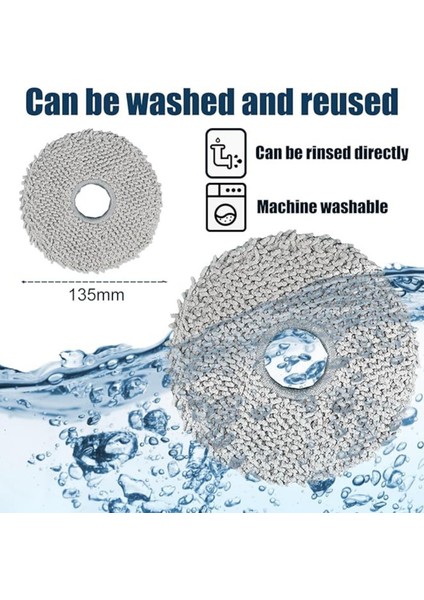 Roborock Qrevo,qrevo Curv,qrevo C,qrevo L Qrevo S Uyumlu Mikrofiber Mop Paspas Yedek Seti-4 Adet