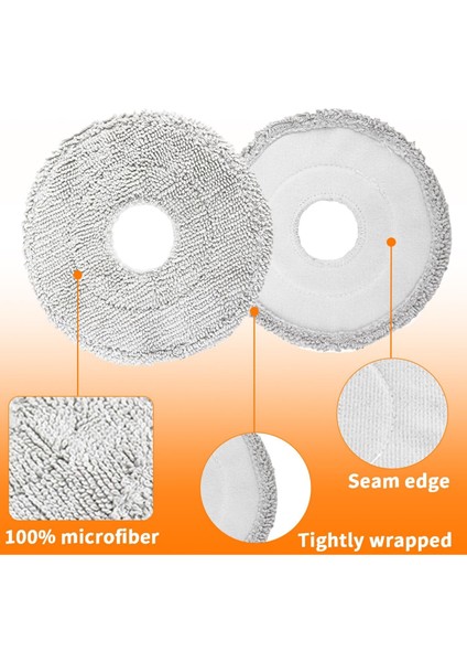 Roborock Qrevo S,qrevo C,qrevo L Uyumlu Mikrofiber Paspas,mop Tutucu Braket Yedek Seti-4 Parça indirimleri