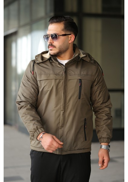 Erkek Kürklü Kışlık Mont Su ve Rüzgar Geçirmez fiyatları