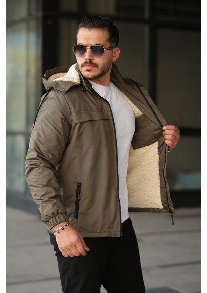 Erkek Kürklü Kışlık Mont Su ve Rüzgar Geçirmez modelleri