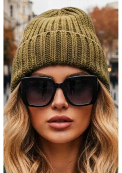 Kadın Yumuşak Dokulu Kalın Fitilli Soft Yünlü Bere fiyatları