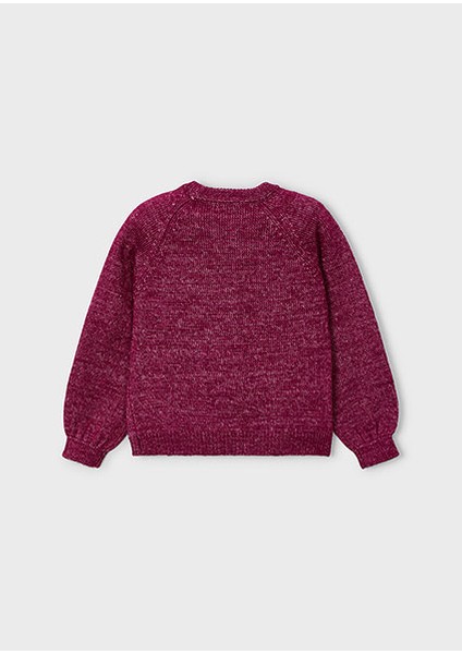 Vişne Kız Çocuk Çiçek Aplikeli Kazak 4308 fiyatları