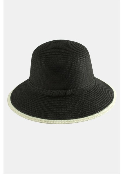 Resveq Hasır Plaj Şapkası-Siyah fiyatları