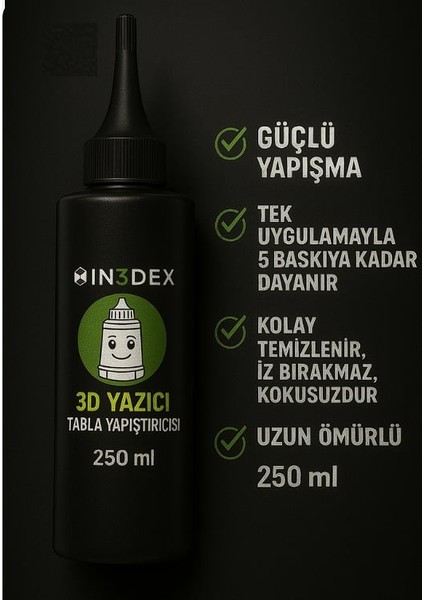 Tabla Yapıştırıcısı - Tüm Filamentler ile Uyumlu - 250ML fiyatları