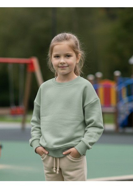 Erkek ve Kız Çocukları Için 3 Iplik Kumaş Sweatshirt %100 Pamuk Unisex fiyatları