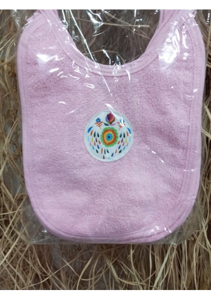 3’lü Pembe Bebek Önlüğü Seti – Papatya Desenli Pamuklu Havlu Kumaş fiyatları