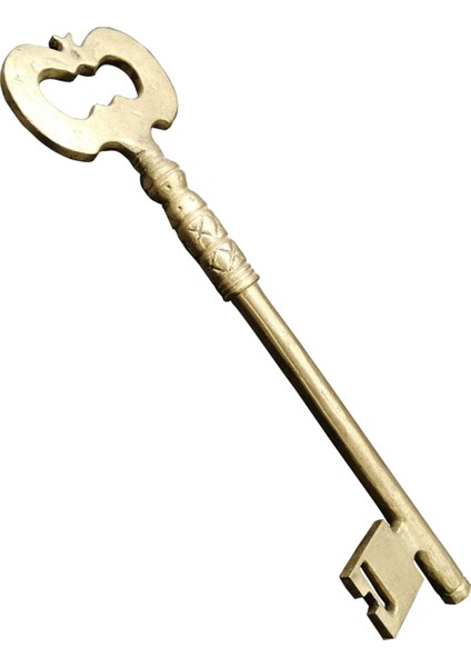 Pirinç Döküm Anahtar Şehrin Anahtarı 23.5c