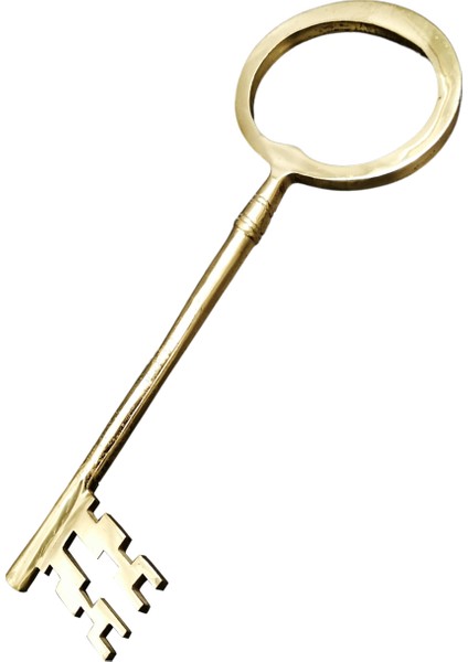 Pirinç Döküm Anahtar Şehrin Anahtarı 40CM