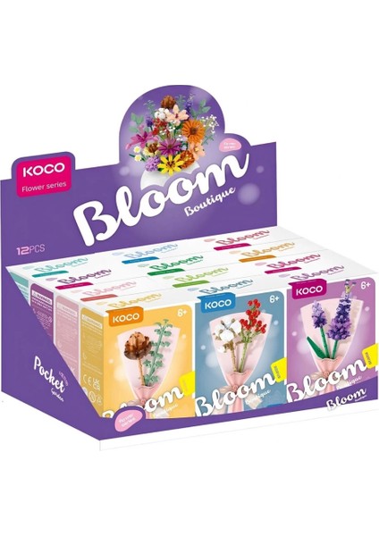 Bfs Buket Çiçekleri Serisi 3D Puzzle modelleri