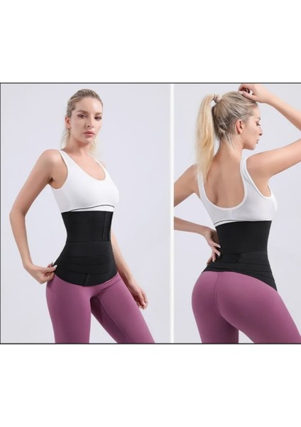 Unisex Bele Dolamalı Sarma Bel Korsesi 3m – Ayarlanabilir Destek ve Şekillendirici Korse