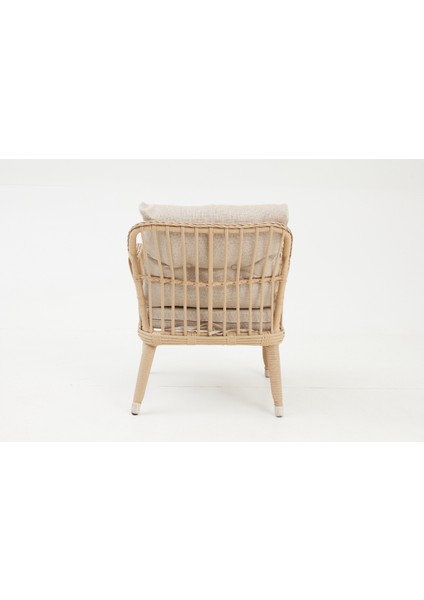 Çeşme Modern Rattan Bahçe Balkon Oturma Grubu (2+1+1+M)