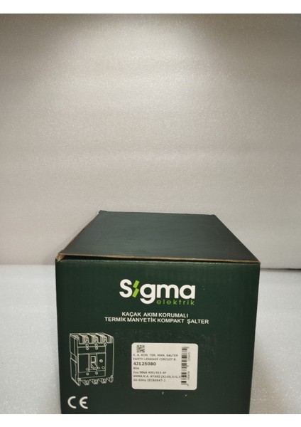4J125080 Kaçak Akım Korumalı Termik Manyetik Kompakt 80A. 36kA indirimleri