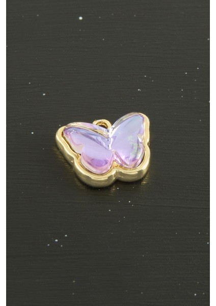 Resveq Kelebek Taşlı Tek Kulplu Aparat 1 Adet-Sarı