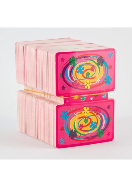 Resveq Çiçek Desenli Kolye Kartı-Pembe fiyatları