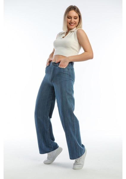 Kadın Palazzo Geniş Paça Jeans