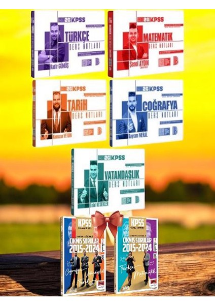 2026 Kpss Ders Notları Seti Genel Yetenek Genel Kültür-Yargı Kpss 2015-2024 Kpss Çıkmış Sorular