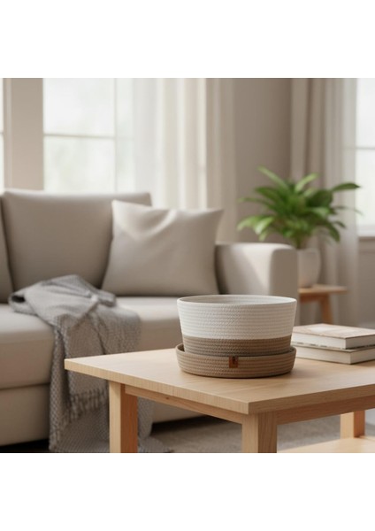 Kapaklı Hasır Sepet – El Yapımı Jüt Organizer Kutusu indirimleri