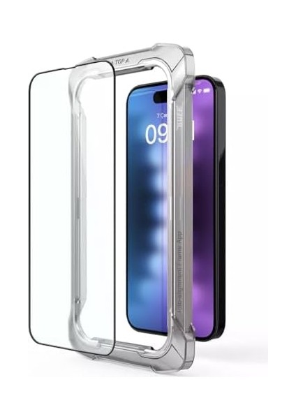 Labs 15 Pro Max ile Uyumlu 5d Glass Ekran, Şeffaf modelleri