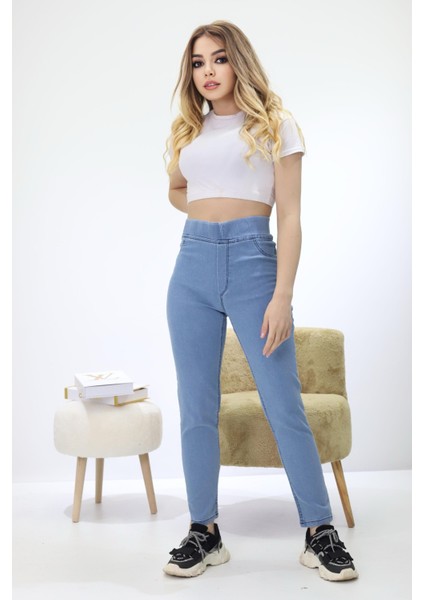 Kadın Kot Tayt Pantolon