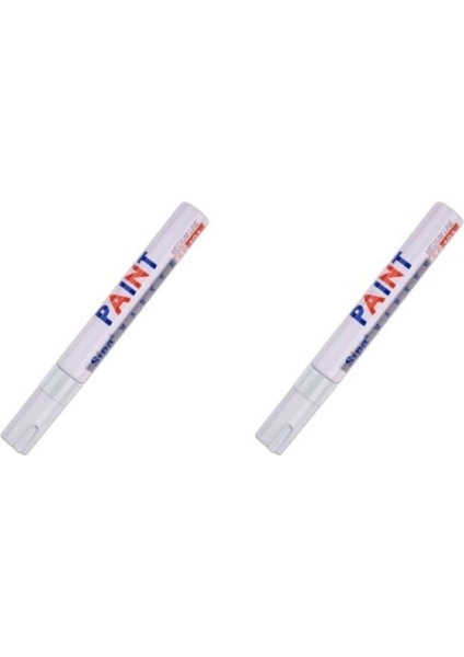 2 Adet Paint Marker Beyaz Derz Boyama Kalemi