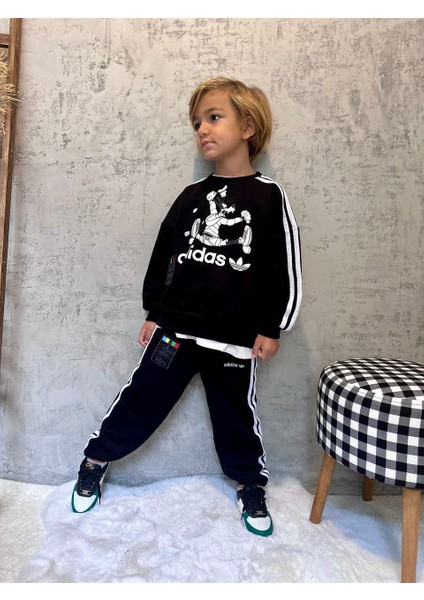 Erkek Çocuk 3 Iplik Fırçalı Kumaş Takım fiyatları