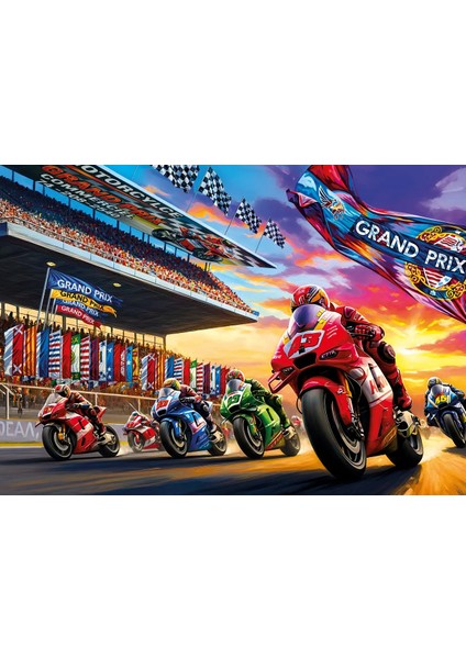 Motor Racing 50 Parça Puzzle fiyatları